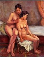 雙裸女的圖片