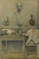 有牛頭的靜物藏品圖，第1張