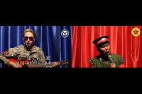 生日快樂－來自解放軍與第七艦隊的兩個祝福的圖片
