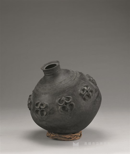 Handmade Traditional Ceramic Pot:  Praying Collection Image, Figure 2, Total 2 Figures