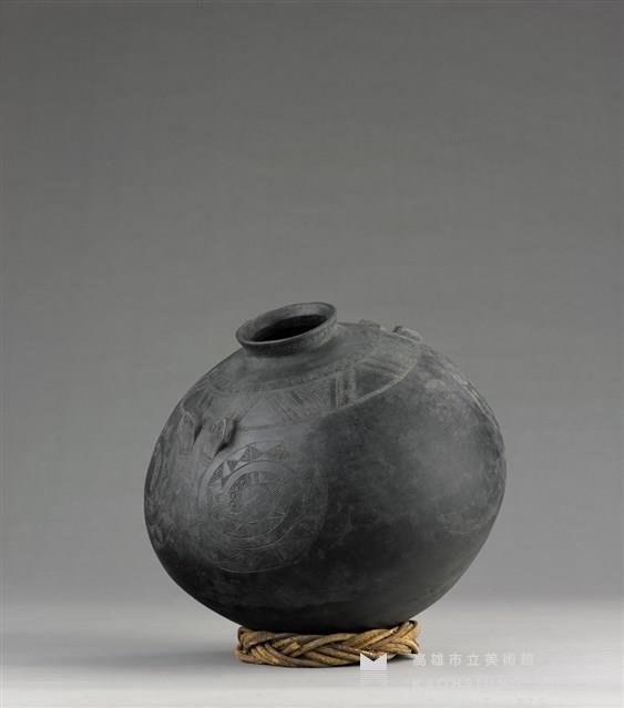 Handmade Traditional Ceramic Pot: Hidden Courage Collection Image, Figure 2, Total 3 Figures