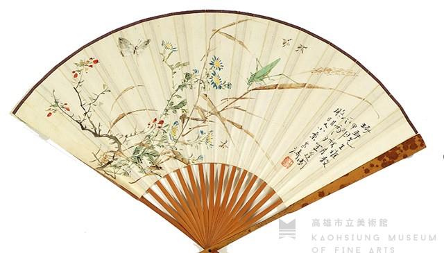 花卉成扇藏品圖，第1張