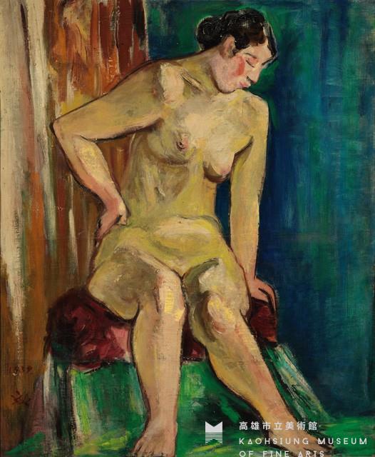 坐的裸女像(十一)藏品圖，第1張