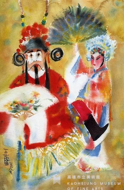 國劇人物藏品圖，第1張