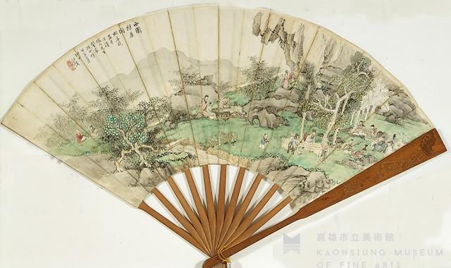 西園雅集成扇藏品圖，第1張