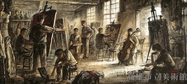 Oil Painting Class in the Afternoon Collection Image