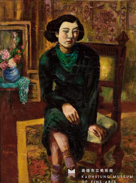 寂（黑衣女子）藏品圖，第1張