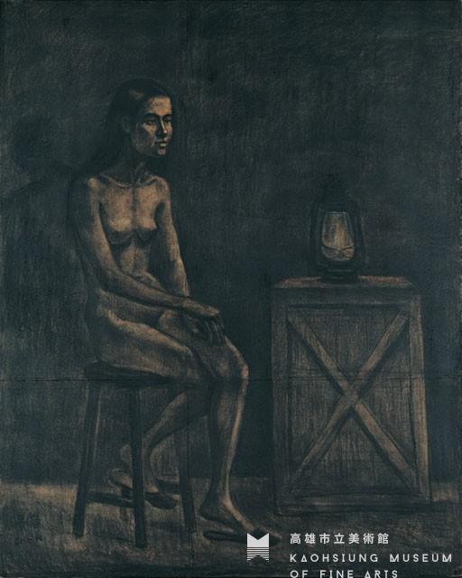 裸女與油燈藏品圖，第1張