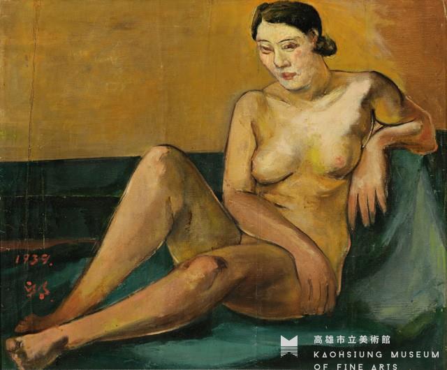 坐的裸女像(十)藏品圖，第1張