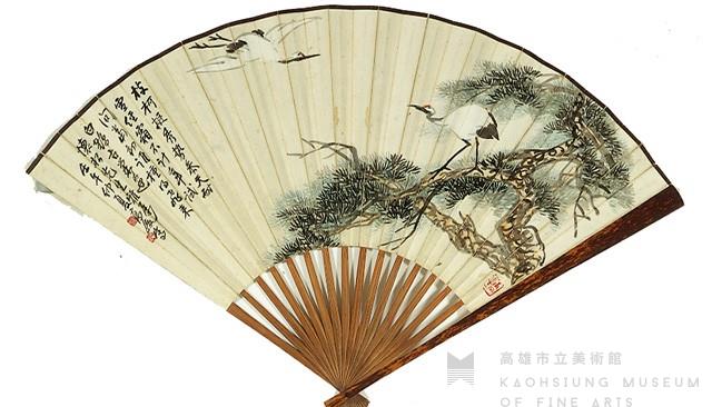 松鶴成扇藏品圖，第1張