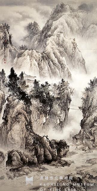 Stream and Mountains in the Clouds and Mists Collection Image