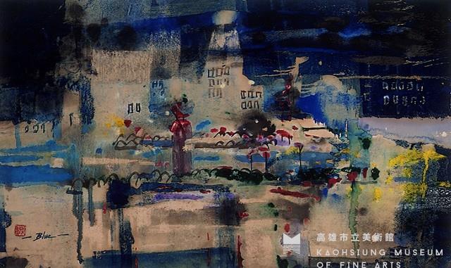 江邊夜色藏品圖，第1張