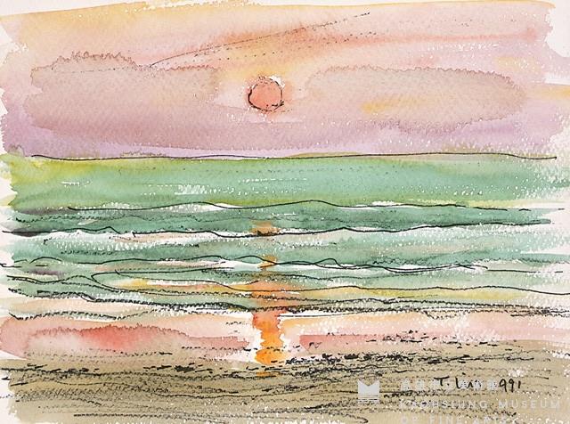 峇里島落日藏品圖，第1張