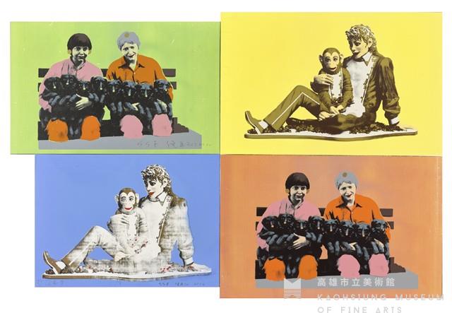 超超扁平系列-猴犬抱抱藏品圖，第1張