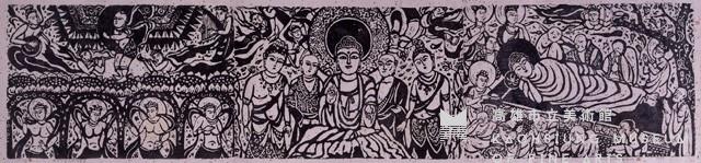 Buddha Descending to Teach the Dharma -Nirvana Images Collection Image