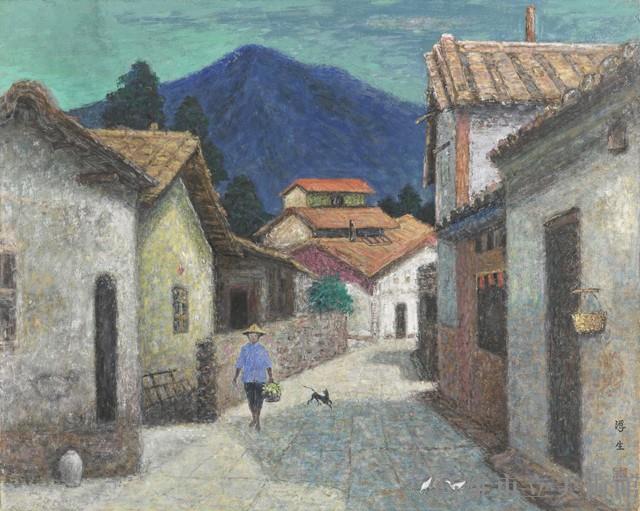 A Path in the Farming Village Collection Image