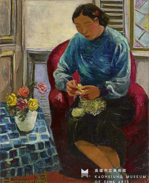 勤（織毛衣的女人）藏品圖，第1張