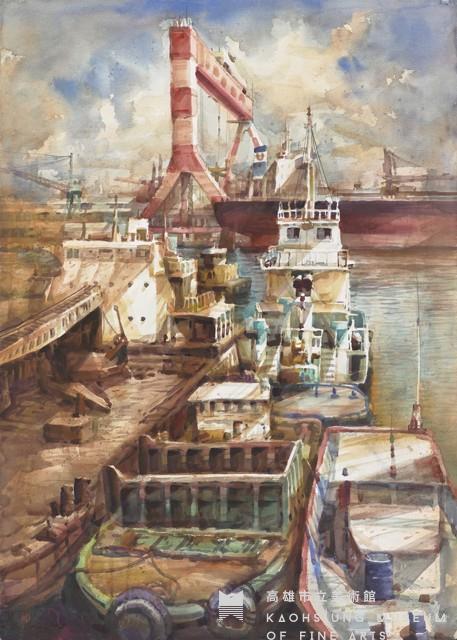 落日斜輝照中船藏品圖，第1張