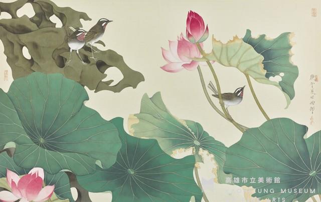 荷塘鴝鳥圖藏品圖，第1張