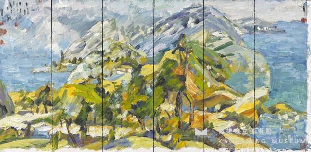 八大(六扇屏)-塞尚-草圖藏品圖，第1張