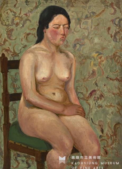 坐姿冥想裸女藏品圖，第1張