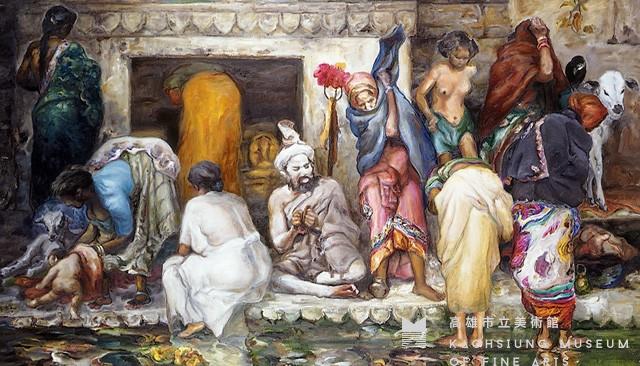 恆河岸(一)藏品圖，第1張