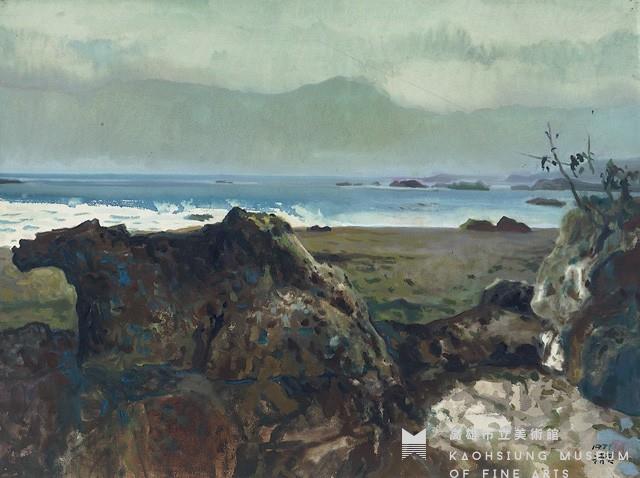 寂靜的海邊藏品圖，第1張