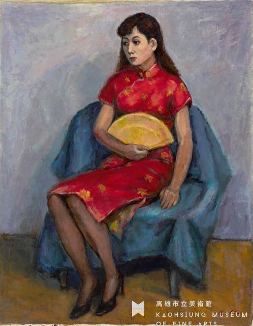 著中國服的日本婦人藏品圖，第1張