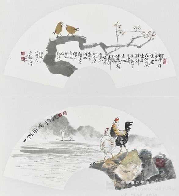 (上)鐵骨清姿 (下)一帆風順藏品圖，第1張