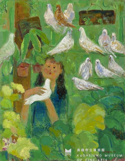 少女與鴿子藏品圖，第1張