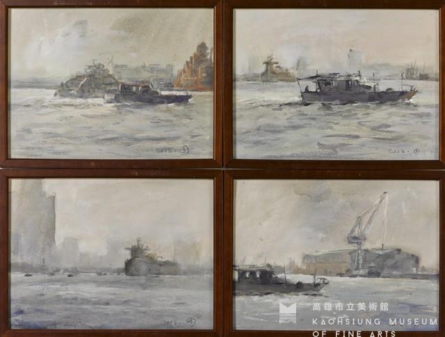 30 seconds in Kaohsiung Harbor Collection Image