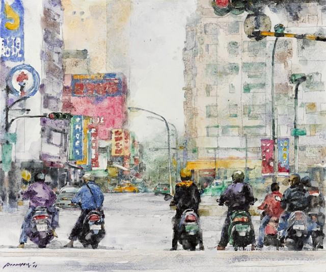 凱旋路等綠燈藏品圖，第1張