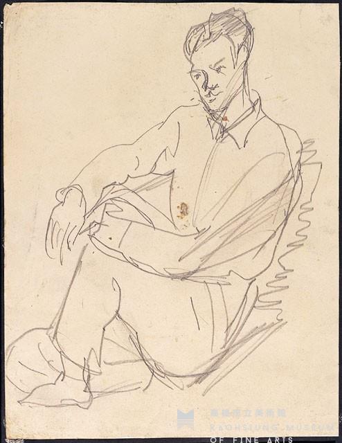 素描人物之二藏品圖，第1張