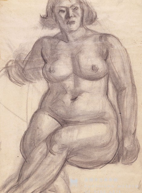 人體素描之六藏品圖，第1張