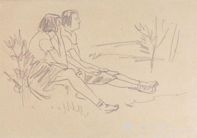 人物速寫之二十三藏品圖，第1張