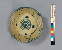 纏枝靈芝紋青花碗藏品圖，第3張