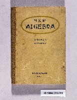 《NEW ALGEBRA（新代數下卷）》藏品圖，第1張