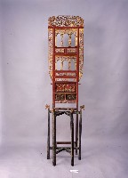 黑紅鎏金透雕洗臉架藏品圖，第1張