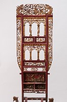 黑紅鎏金透雕洗臉架藏品圖，第2張