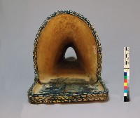 青花朝顏形壁掛式便壺藏品圖，第4張