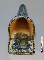 青花朝顏形壁掛式便壺藏品圖，第5張