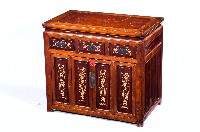束腰獸骨鑲嵌五斗櫃藏品圖，第1張