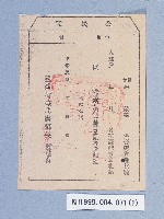 公民證（臺北縣）藏品圖，第1張
