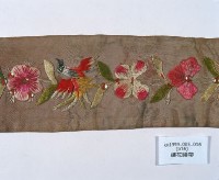 刺繡花卉腰帶藏品圖，第2張