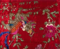 麒麟鳳凰刺繡桌圍藏品圖，第2張