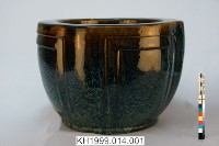 四瓣瓜棱式鈞釉烘爐藏品圖，第1張