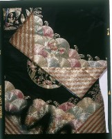 黑緞地立領對襟窄袖盤金仙鶴團花女褂藏品圖，第2張