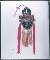 平安三多彩墜掛飾藏品圖，第1張