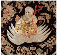 南極仙翁肚兜藏品圖，第4張