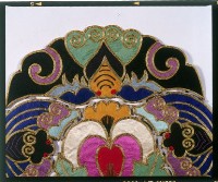 五福臨門彩繡雲肩藏品圖，第5張